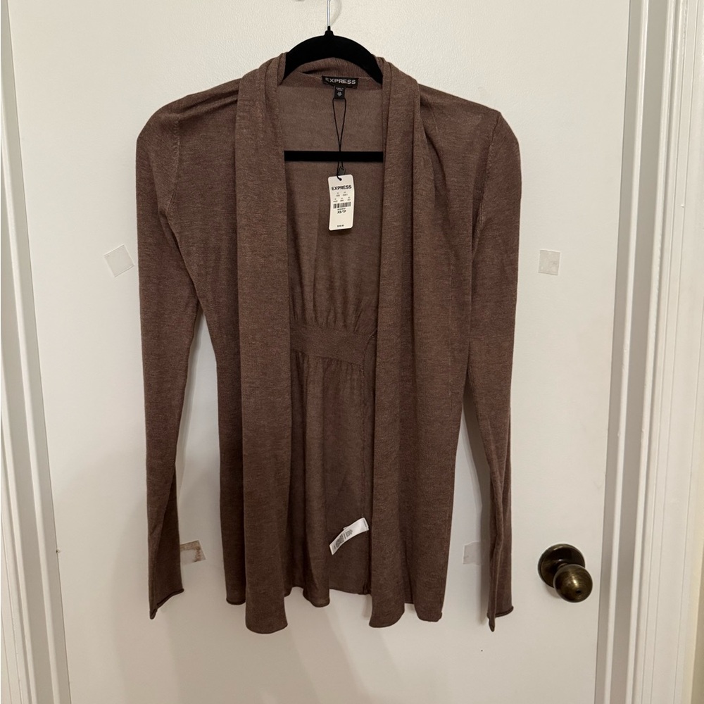 Express Brown Women's Cardigan